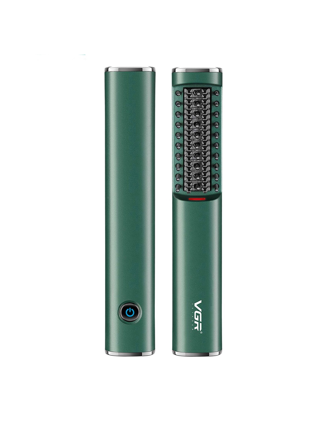 

VGR Ceramic Coated Hair Styling Comb with 2 Temperature V-587 - Olive Green