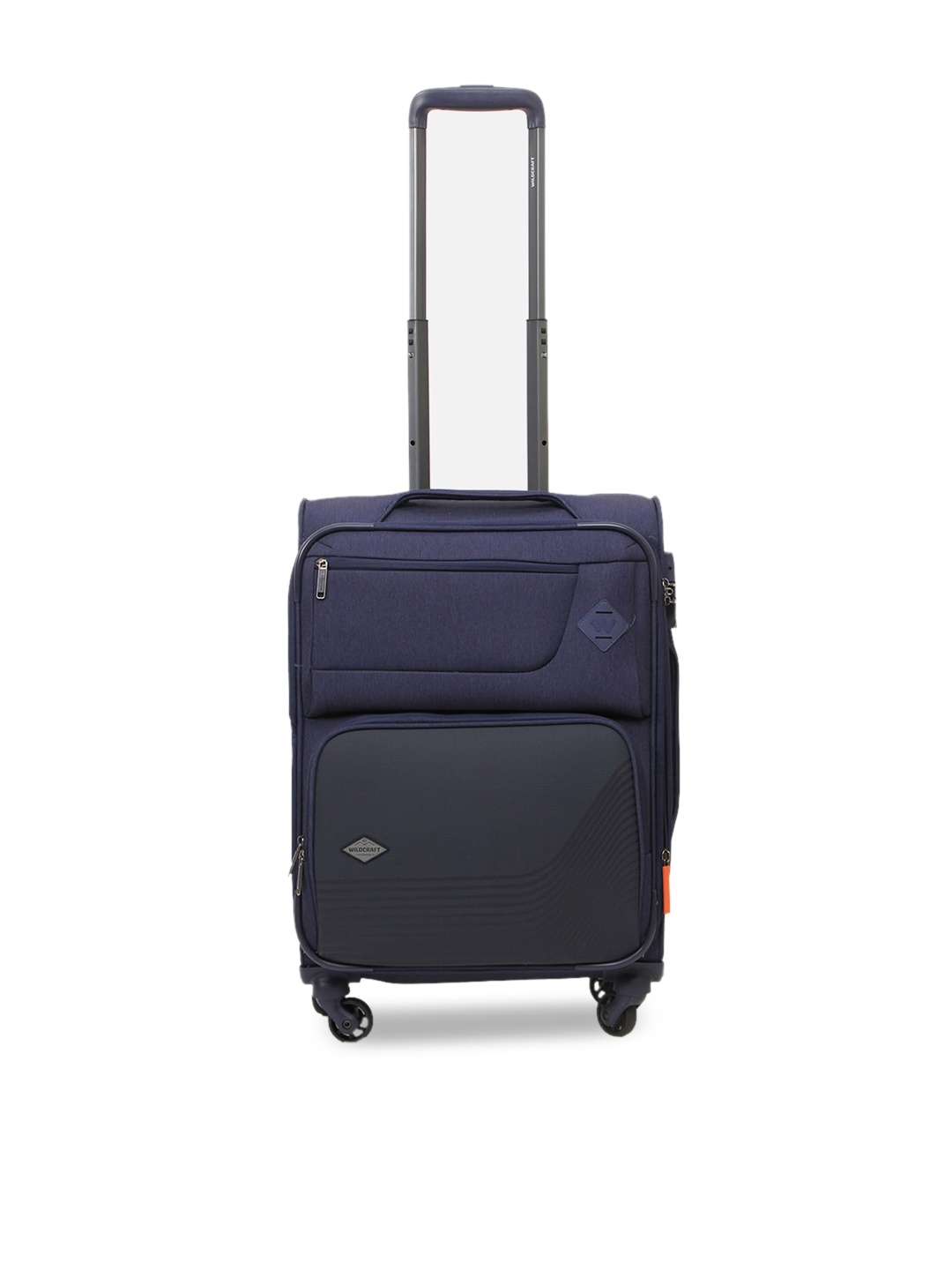 

Wildcraft Navy Blue Solid Soft-Sided Trolley Bag