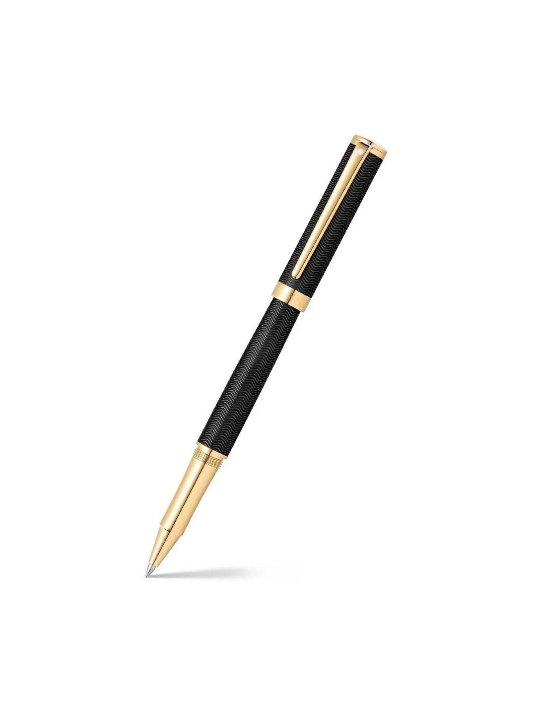 

Sheaffer Engraved Matte Black with Gold Tone Trim 9242 Intensity Rollerball Pen