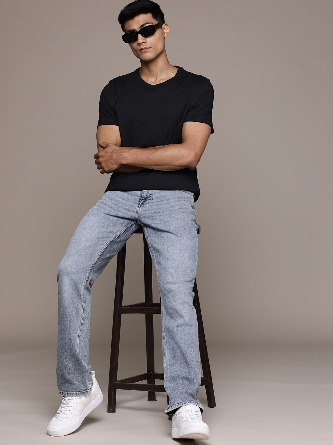 

The Roadster Lifestyle Co. Pure Cotton T-shirt, Black