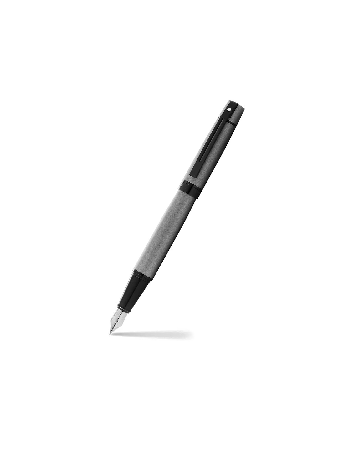 

Sheaffer Grey with Black Trim E9345 Gift300 Fine Nib Fountain Pen