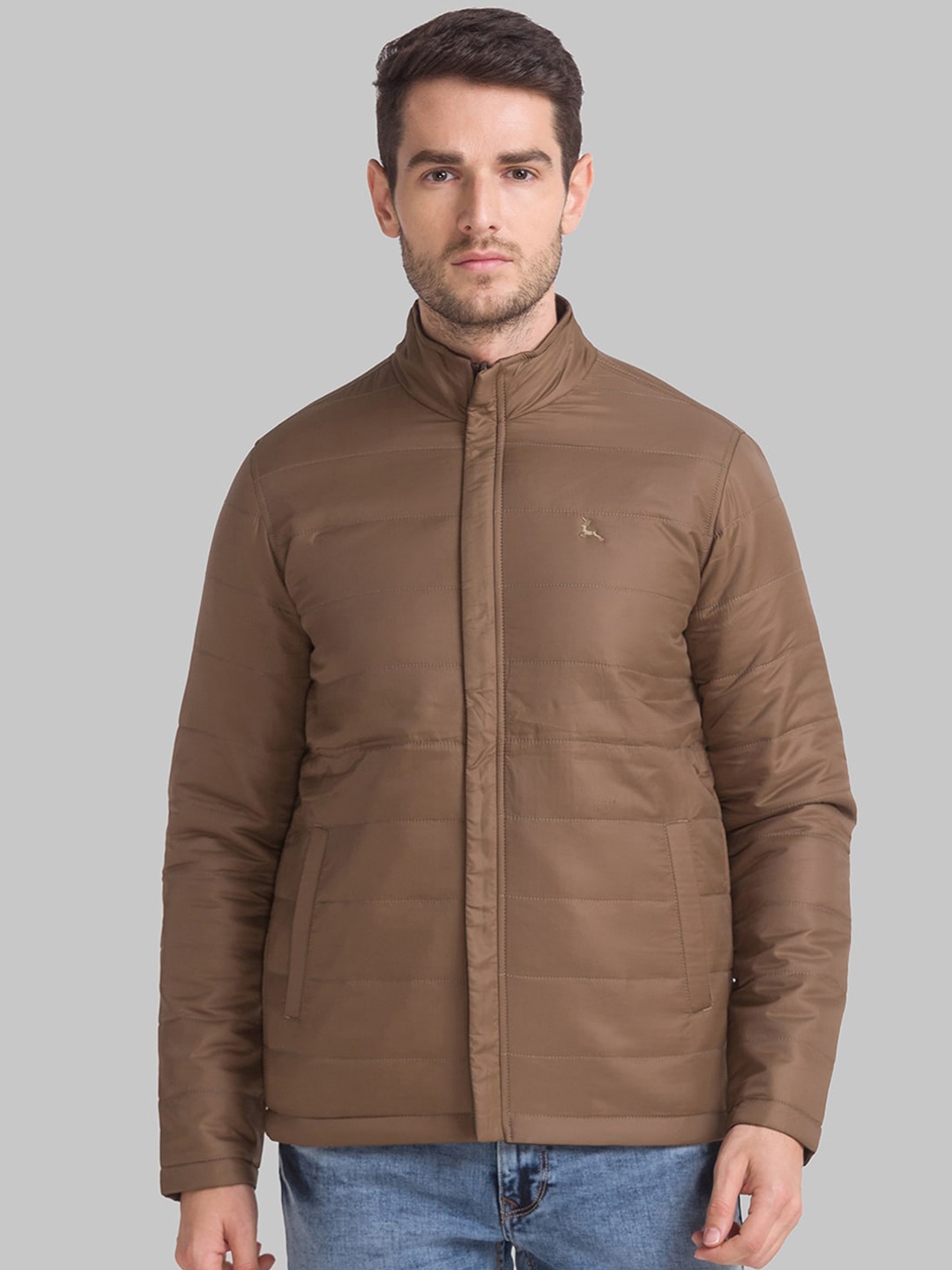 

Parx Men Brown Padded Jacket