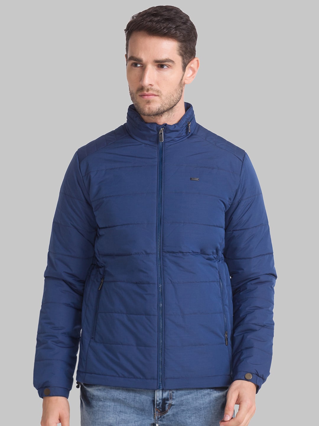 

Parx Men Blue Padded Jacket