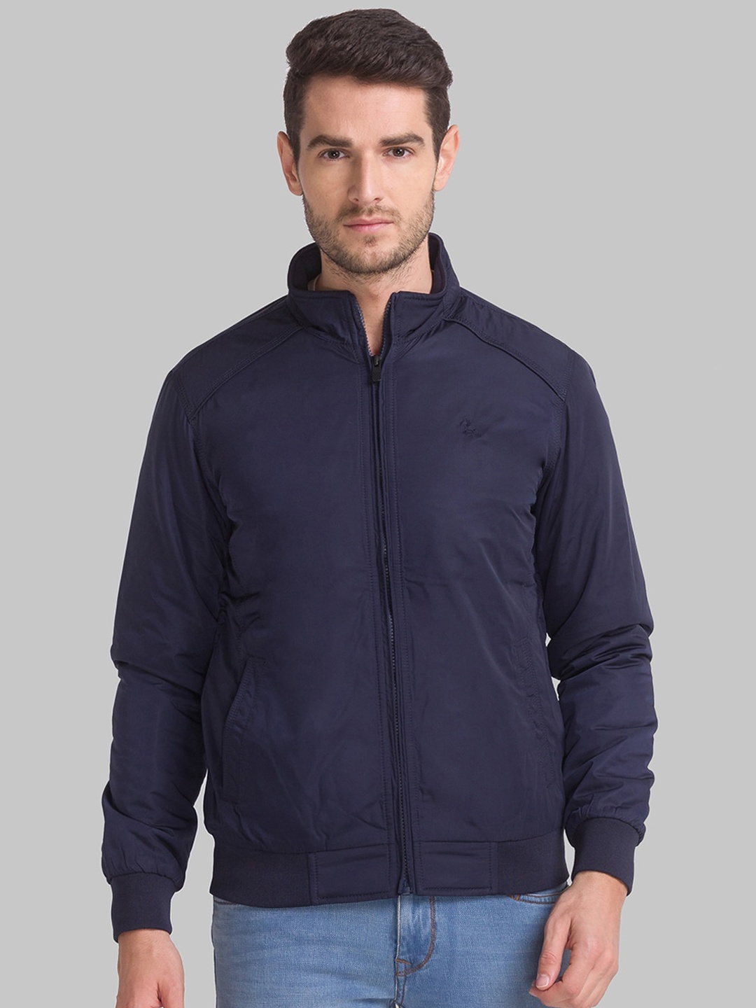 

Parx Men Blue Padded Jacket