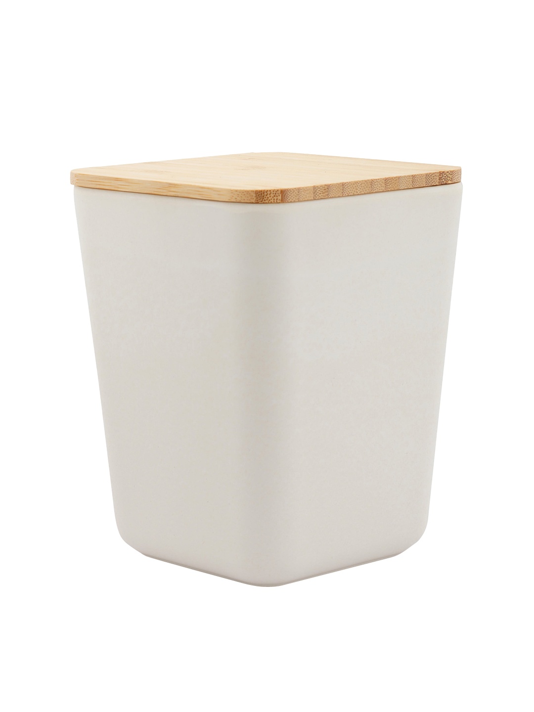 

earthism Beige Colored Solid Bamboo Storage Air Tight Container