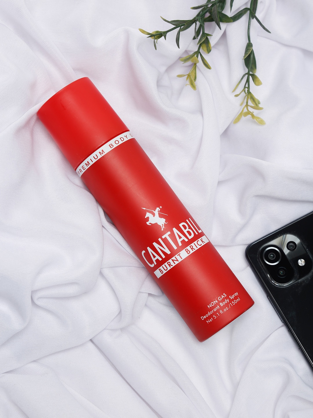 

Cantabil Men Pack of 3 Burnt Brick Non-Gas Deodorant - 450ml, Red