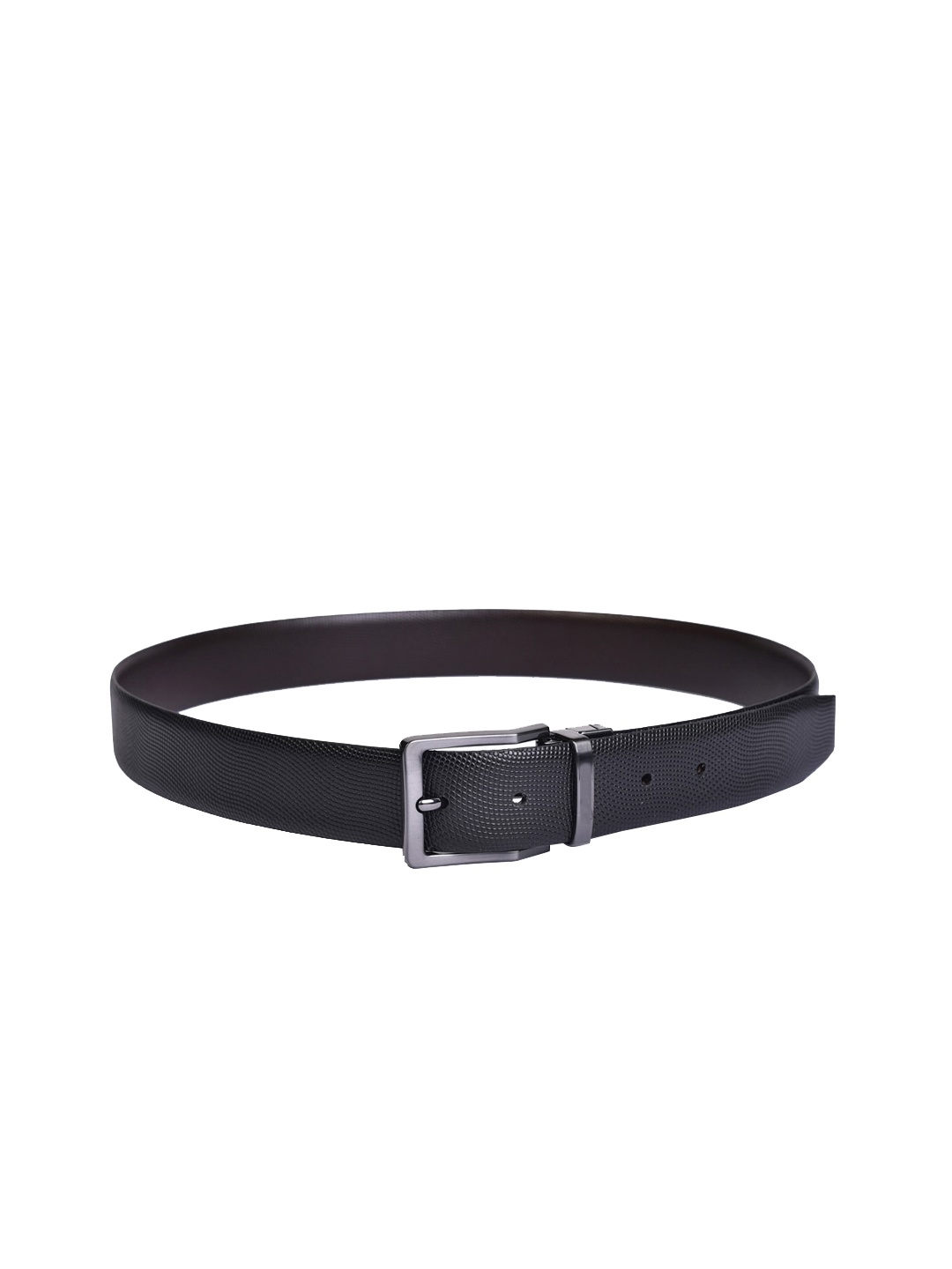 

Belwaba Men Leather Formal Belt, Black