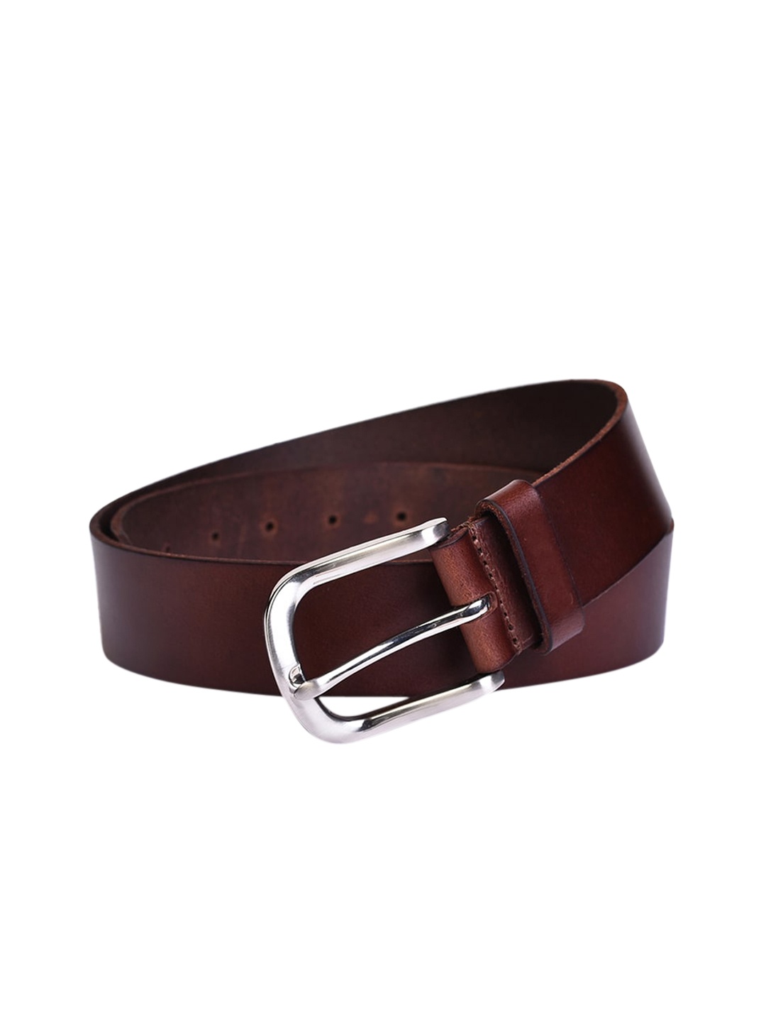

Belwaba Men Leather Belt, Brown