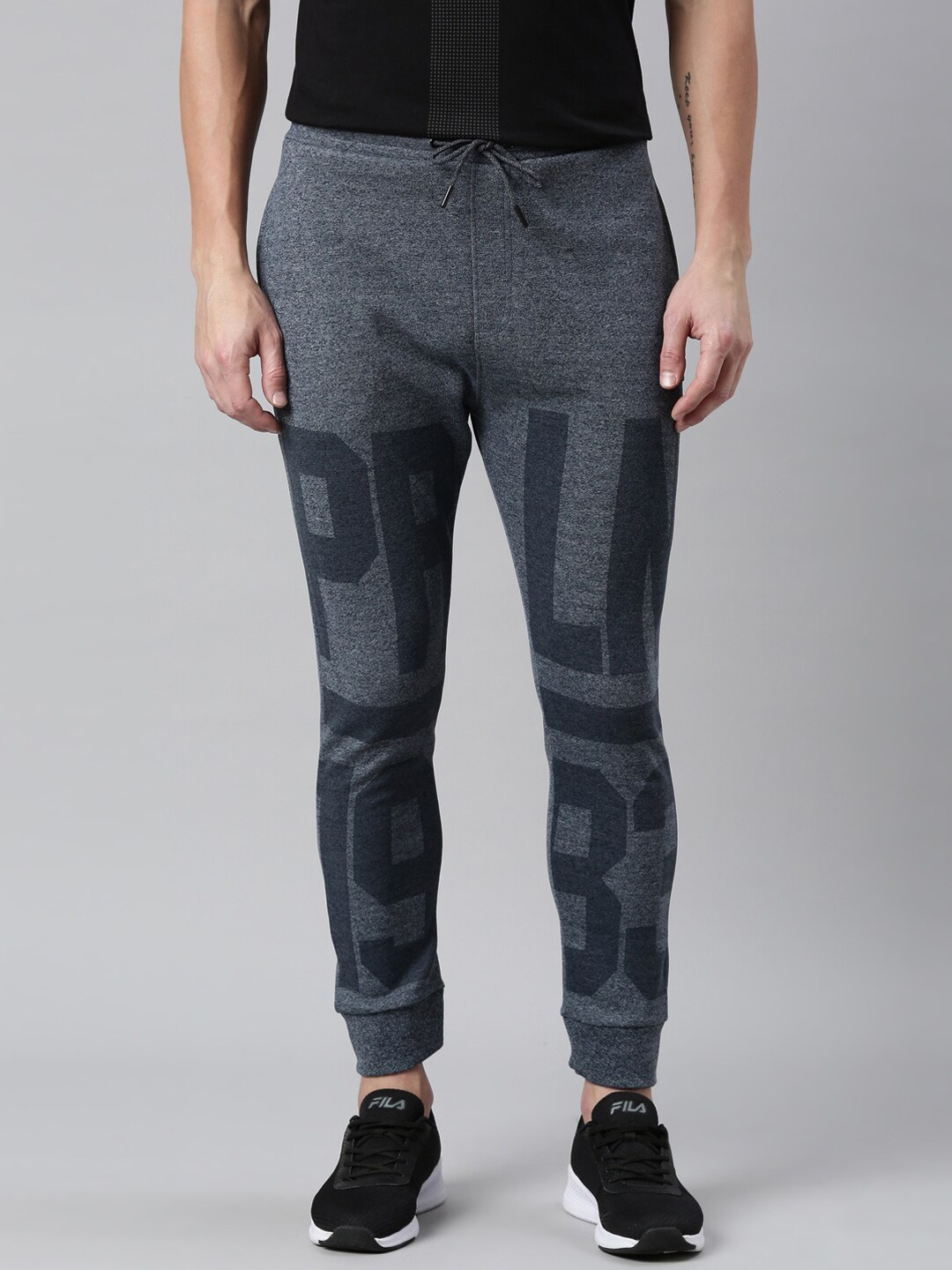 

Proline Active Men Blue Solid Cotton Joggers