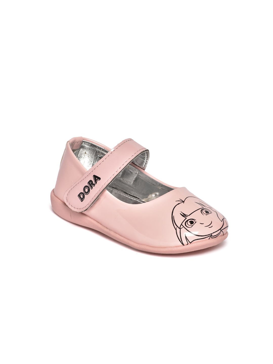 

toothless Girls Pink Printed Ballerinas Flats