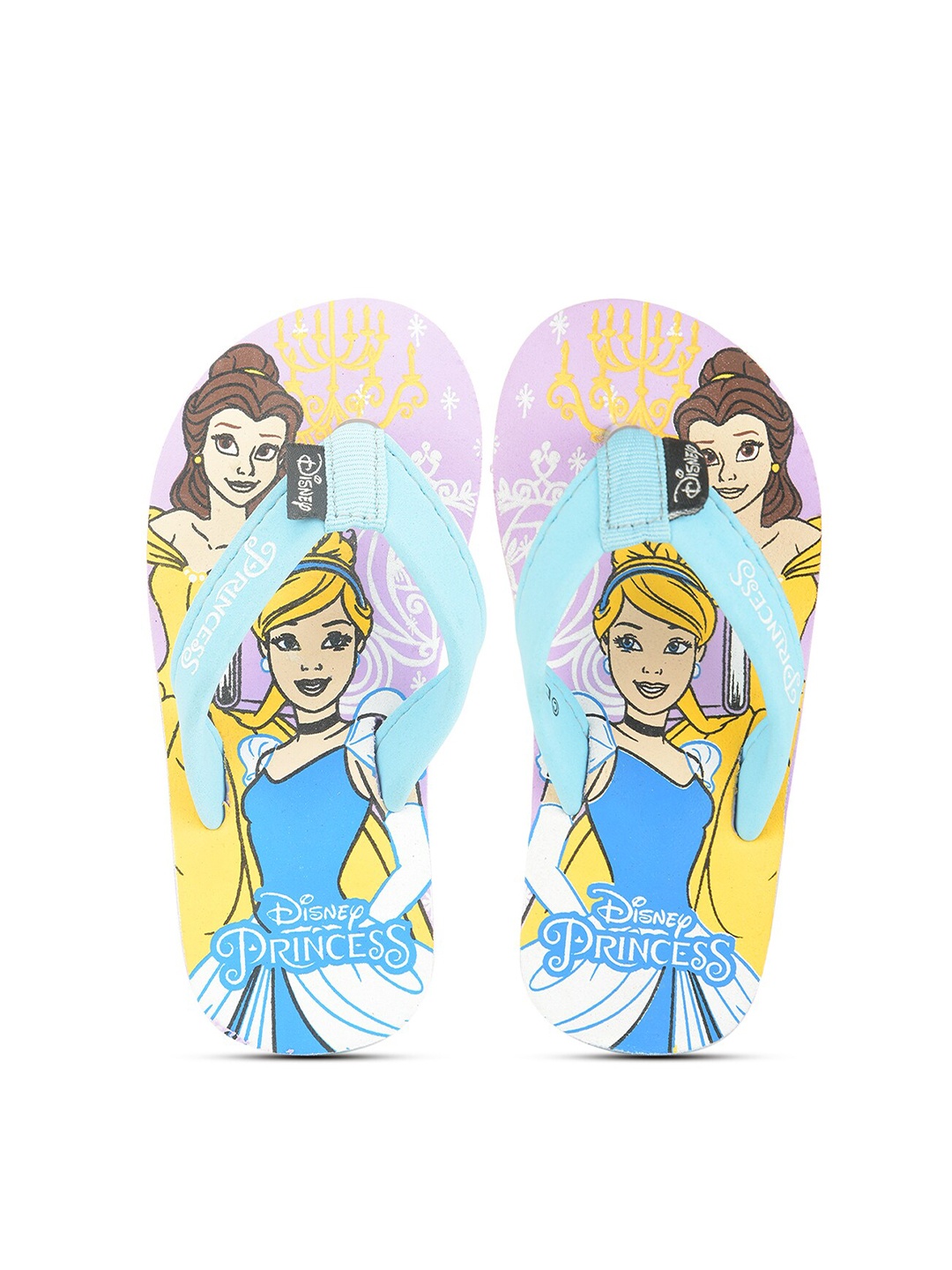 

toothless Girls Printed Rubber Thong Flip-Flops, Blue