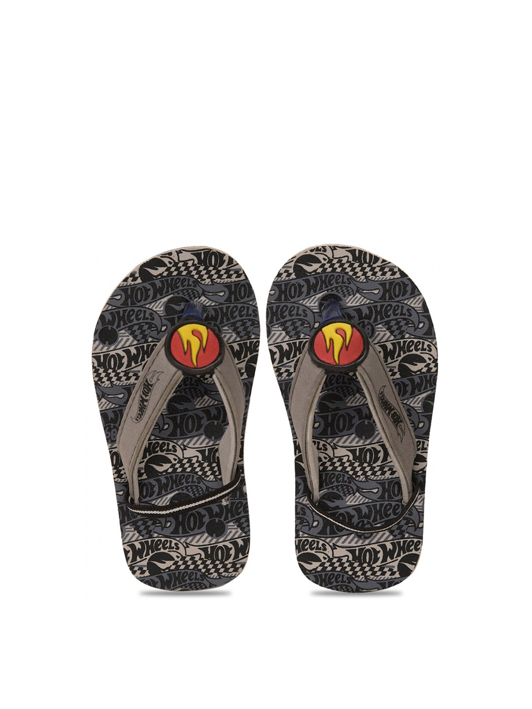 

toothless Boys Printed Rubber Thong Flip-Flops, Grey