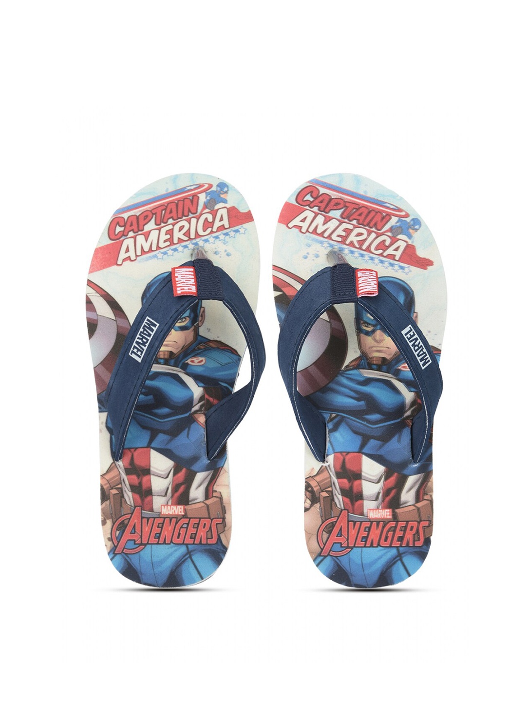 

toothless Boys Printed Rubber Thong Flip-Flops, Blue