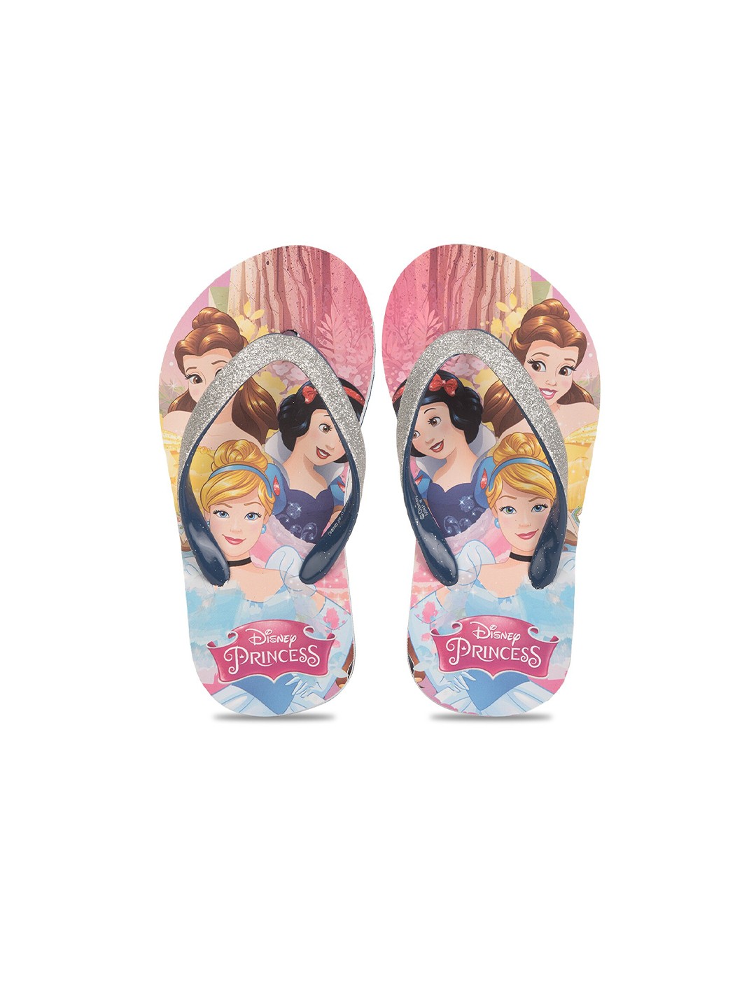 

toothless Girls Printed Rubber Thong Flip-Flops, Blue