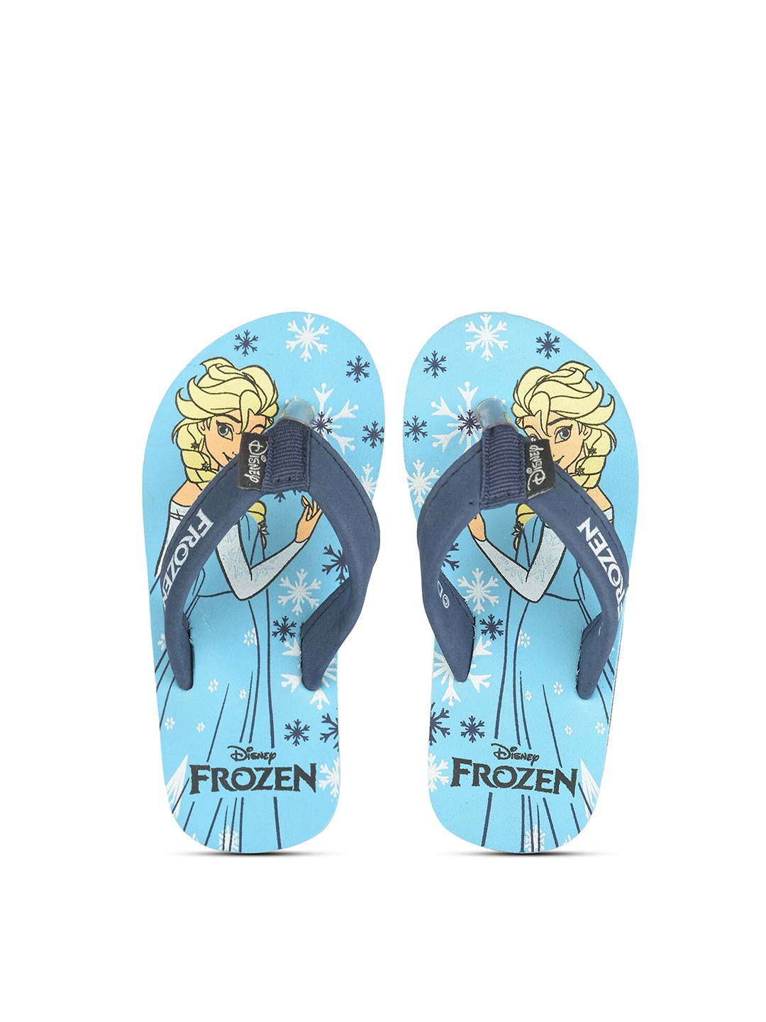 

toothless Girls Printed Rubber Thong Flip-Flops, Blue