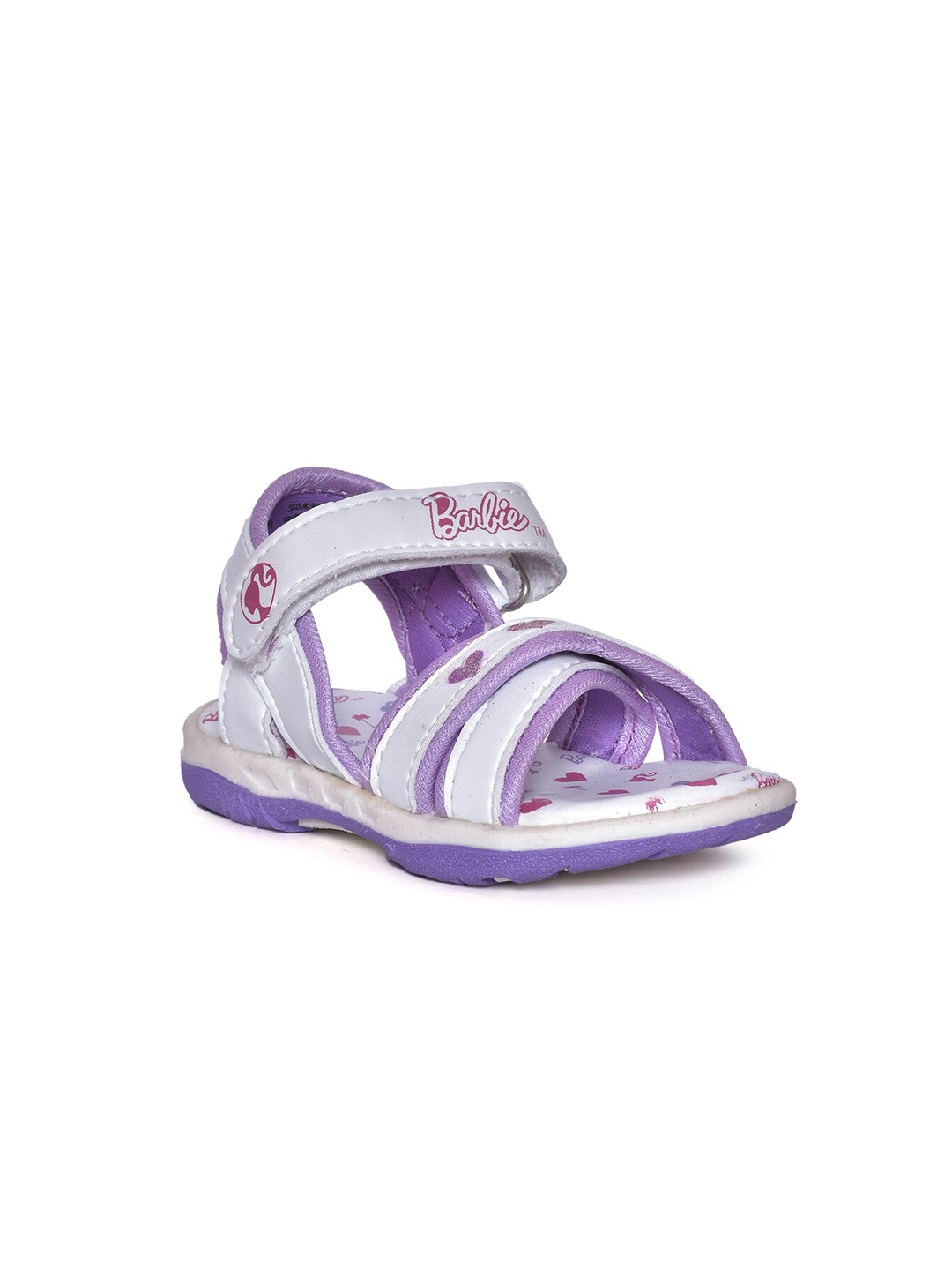 

toothless Girls Purple & White Barbie Sports Sandals