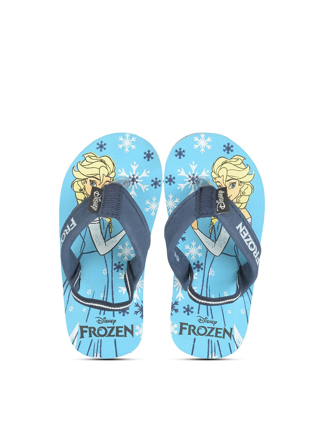 

toothless Girls Printed Rubber Thong Flip-Flops, Blue