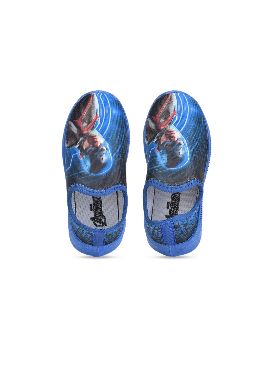 

toothless Boys Blue Avengers Printed Slip-On Sneakers