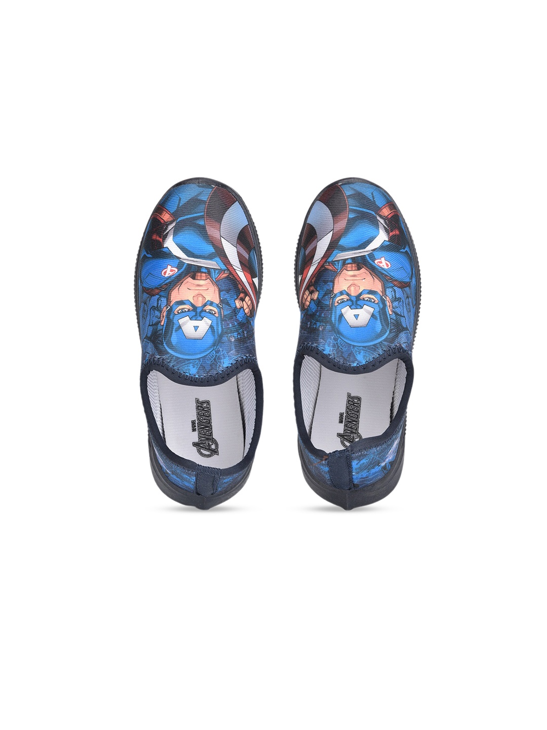 

toothless Boys Blue Avengers Printed Slip-On Sneakers