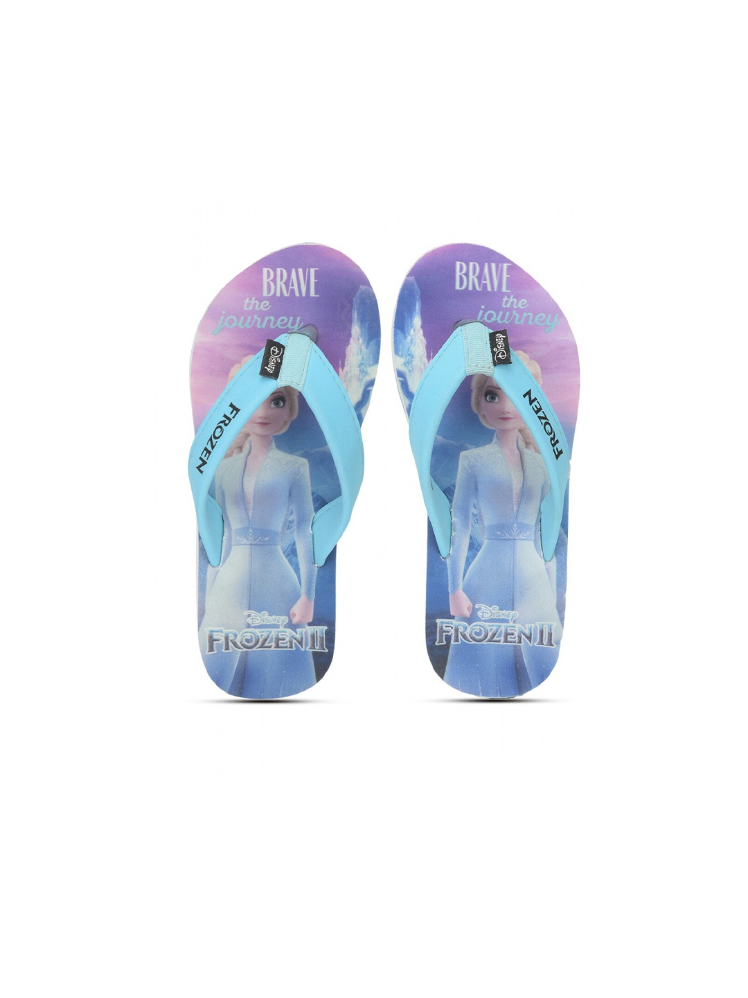 

toothless Girls Printed Rubber Thong Flip-Flops, Blue