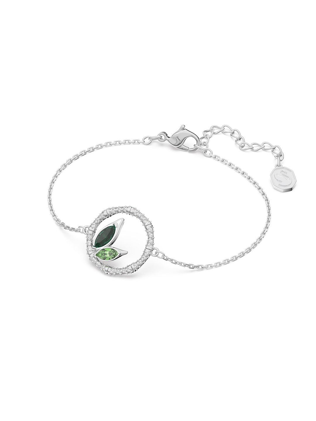 

SWAROVSKI Women DELLIUM BRACELET FANGR RHS M, Silver