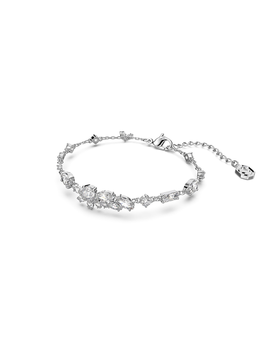 

SWAROVSKI Women GEMA BRACELET DANGLING CRY RHS M, Silver