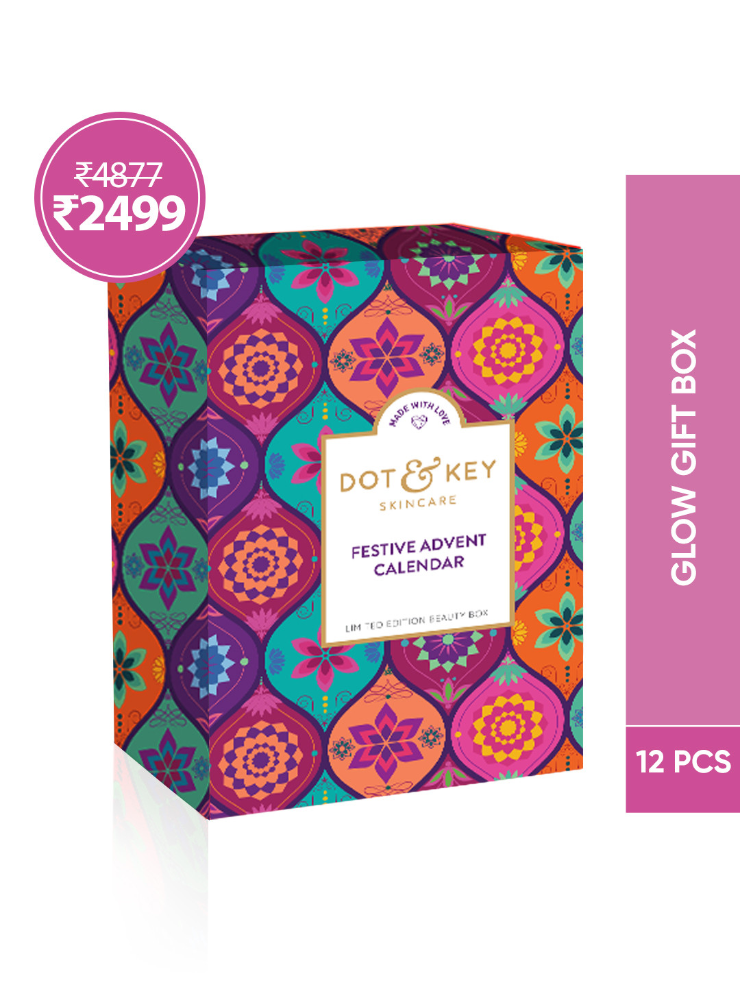 

DOT & KEY Set Of 12 Festive Advent Calendar Limited Edition Beauty Box, Multi