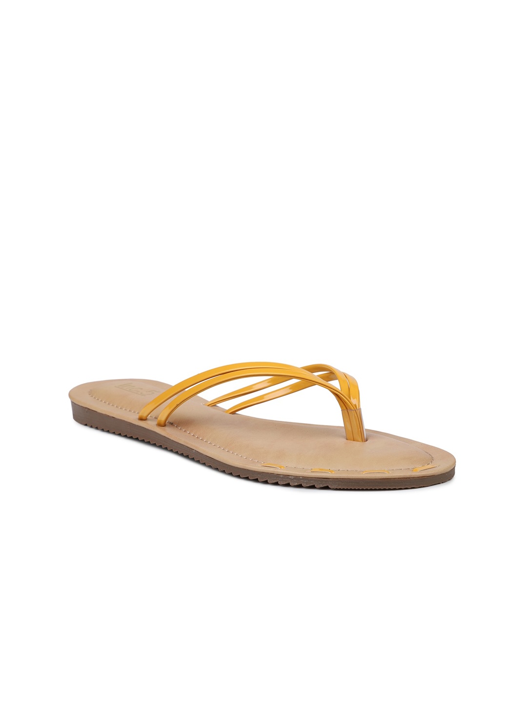 

Inc 5 Women Mustard Party Open Toe Flats