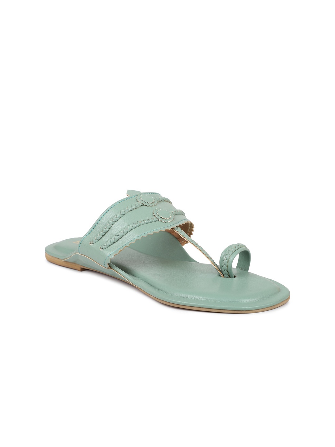 

Inc 5 Women Green Party One Toe Flats