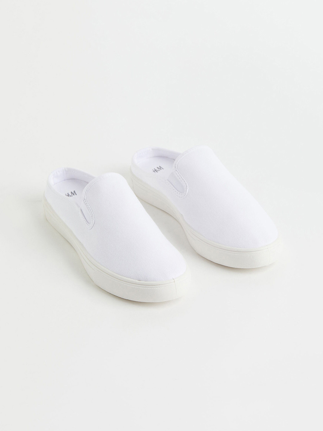 

H&M Women White Slip-on Trainers