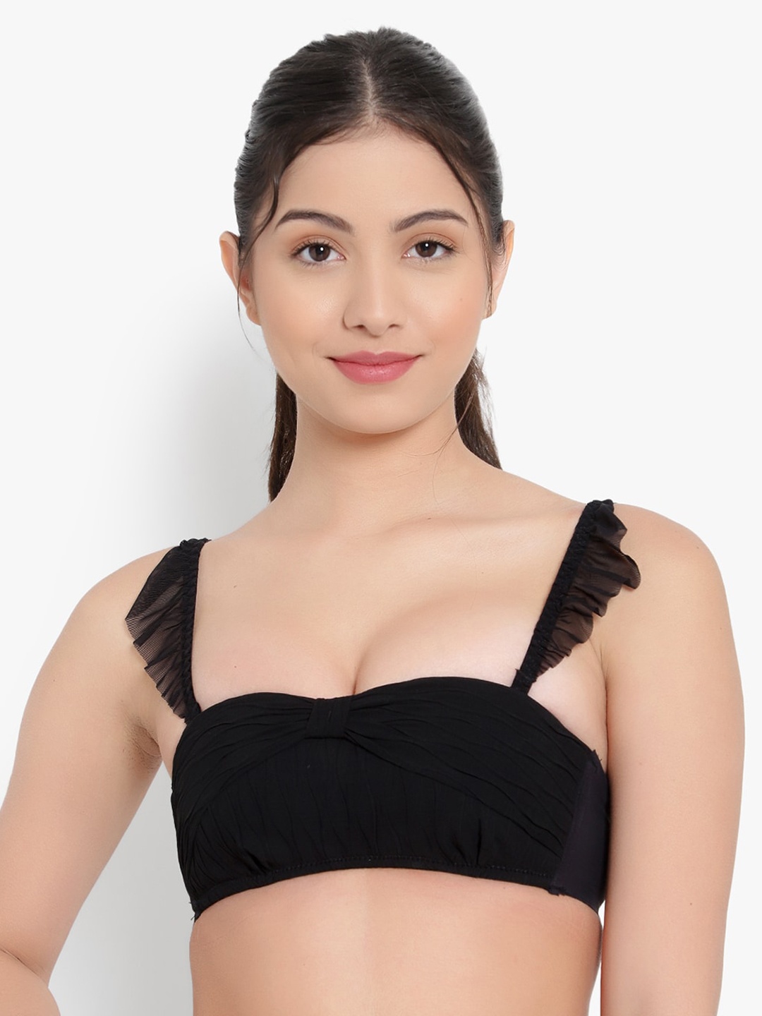 

PARKHA Women Black Bra