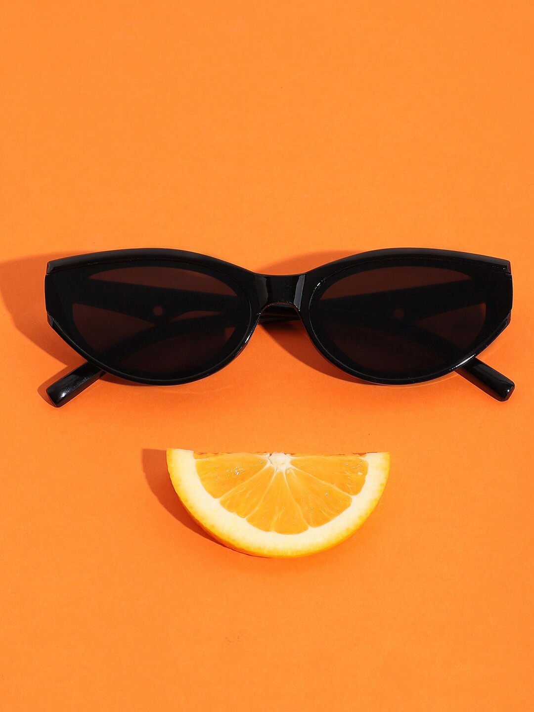 

HAUTE SAUCE by Campus Sutra Women Rectangle Sunglasses with Polarised Lens, Black