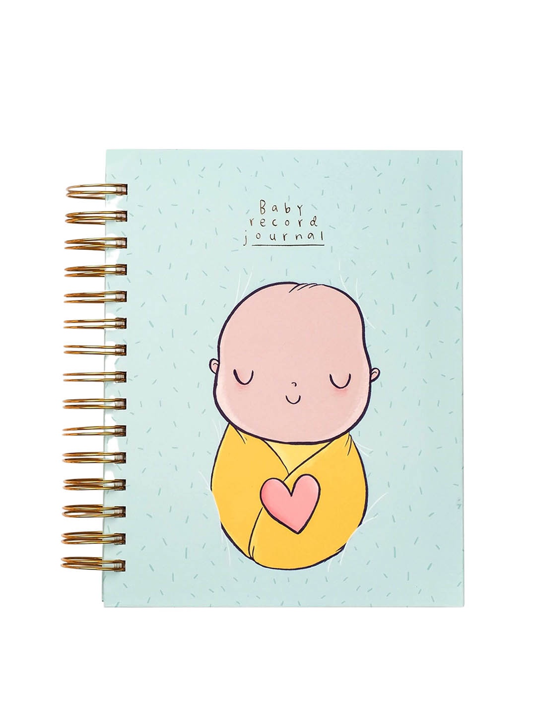 

Alicia Souza Green Printed Baby Record Planner