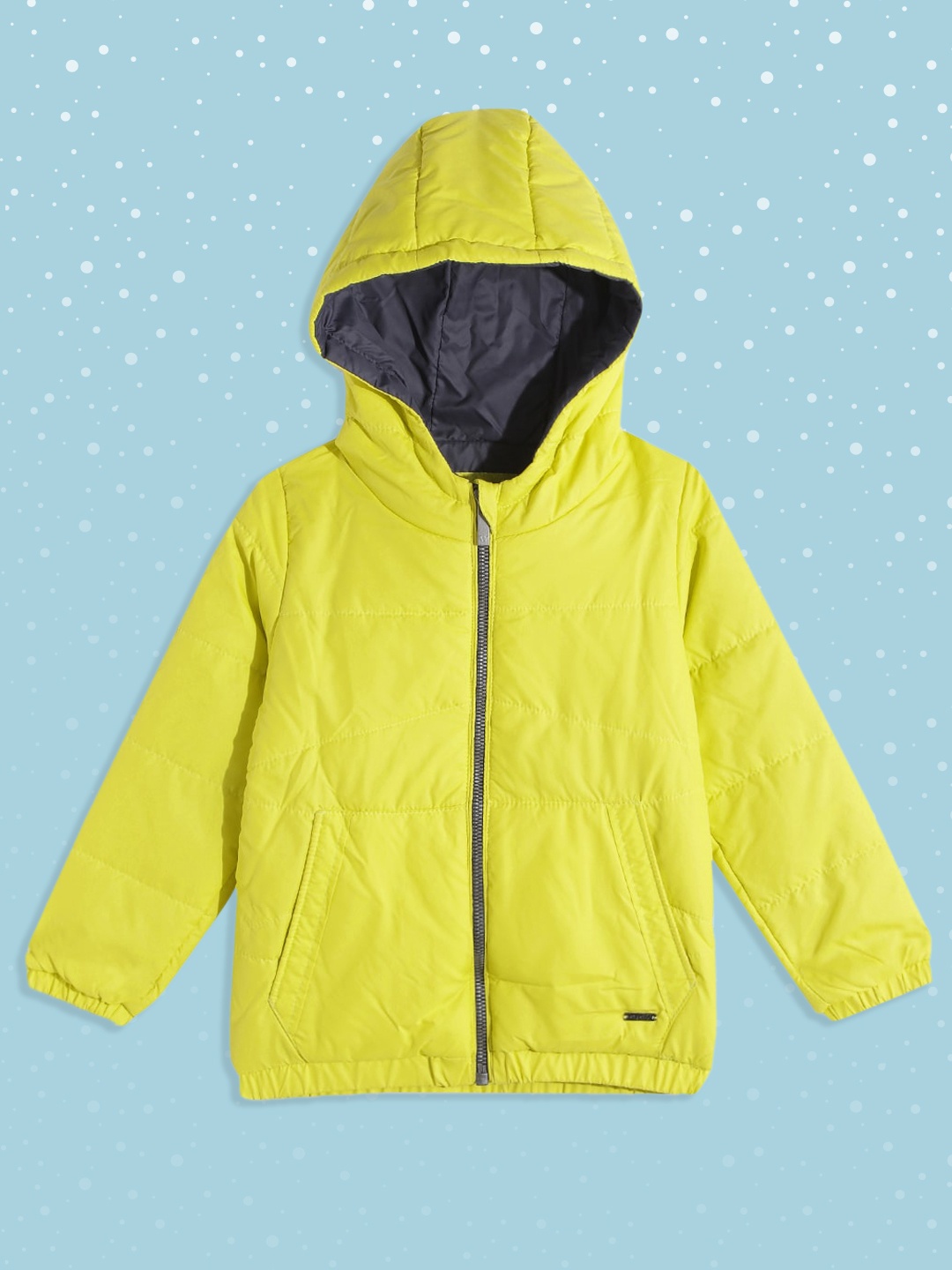 

Wingsfield Boys Yellow Solid Padded Jacket