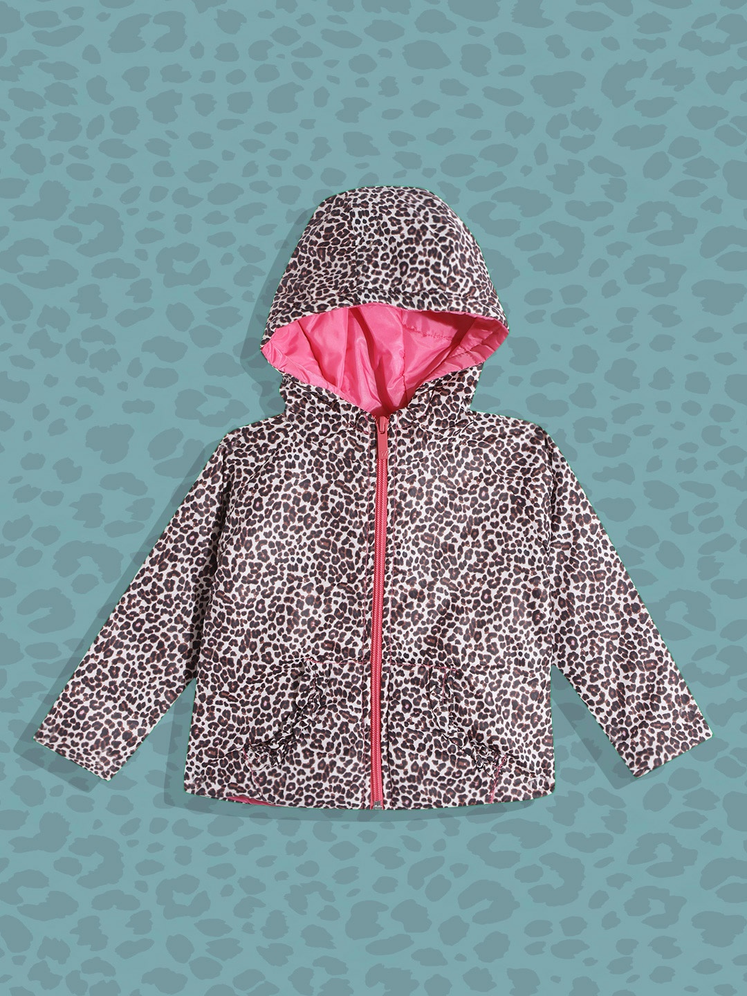 

Wingsfield Girls White & Black Printed Padded Jacket