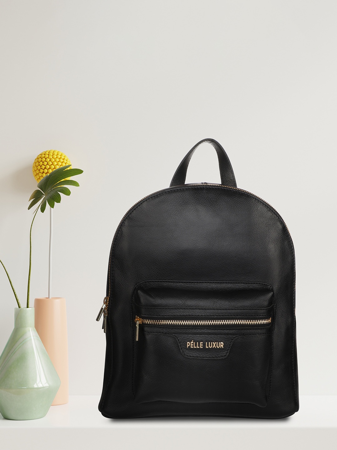 

PELLE LUXUR Women Black Backpacks