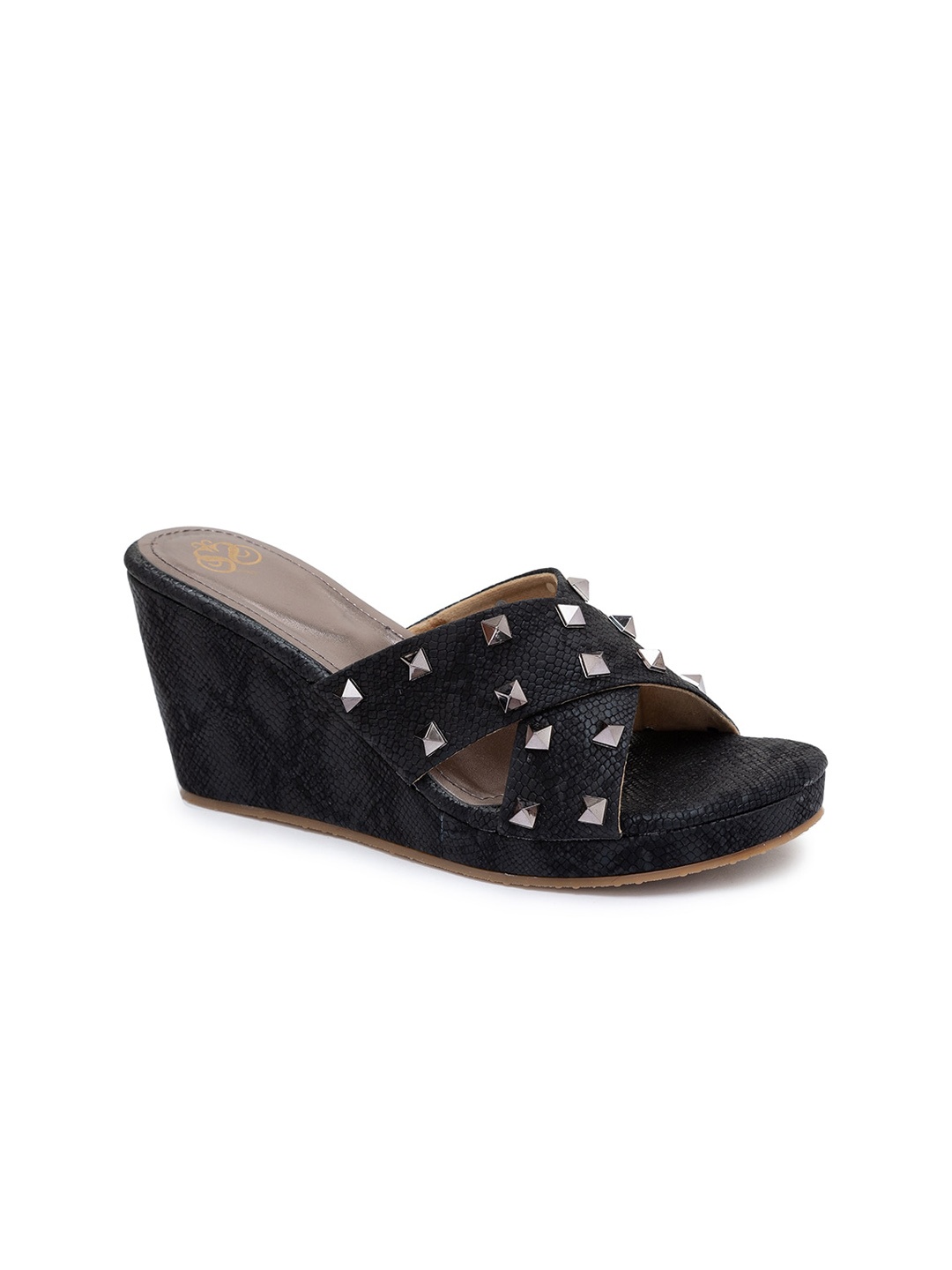 

Sole To Soul Black Wedge Peep Toes