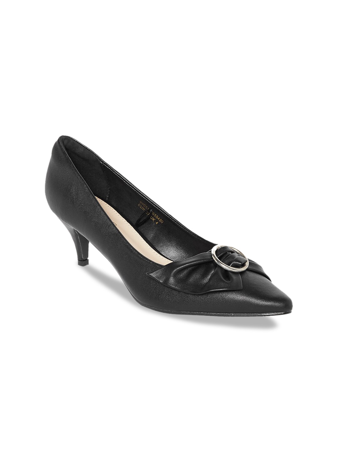 

Forever Glam by Pantaloons Black Embellished Pumps