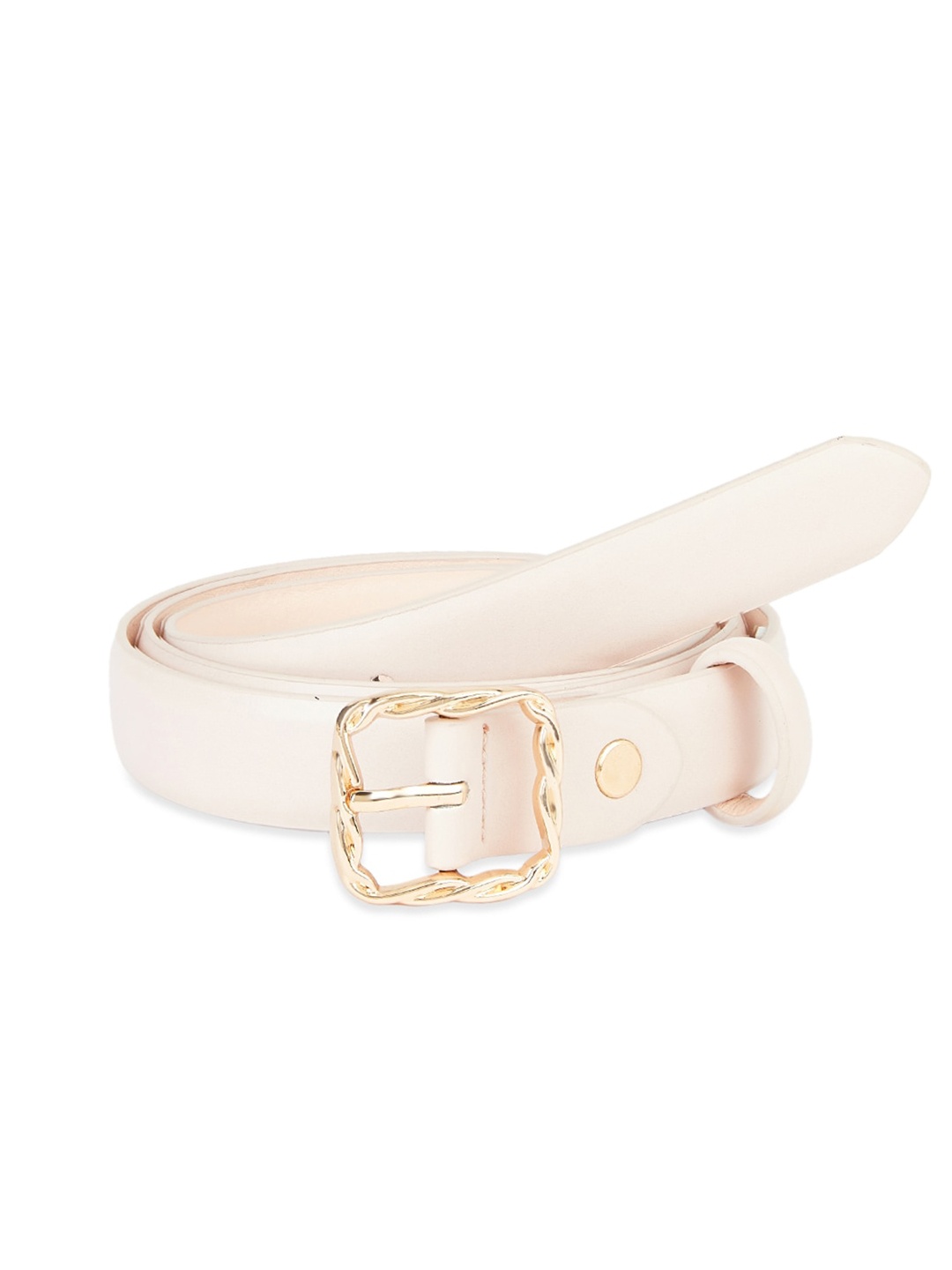 

Forever Glam by Pantaloons Women Solid PU Belt, Pink
