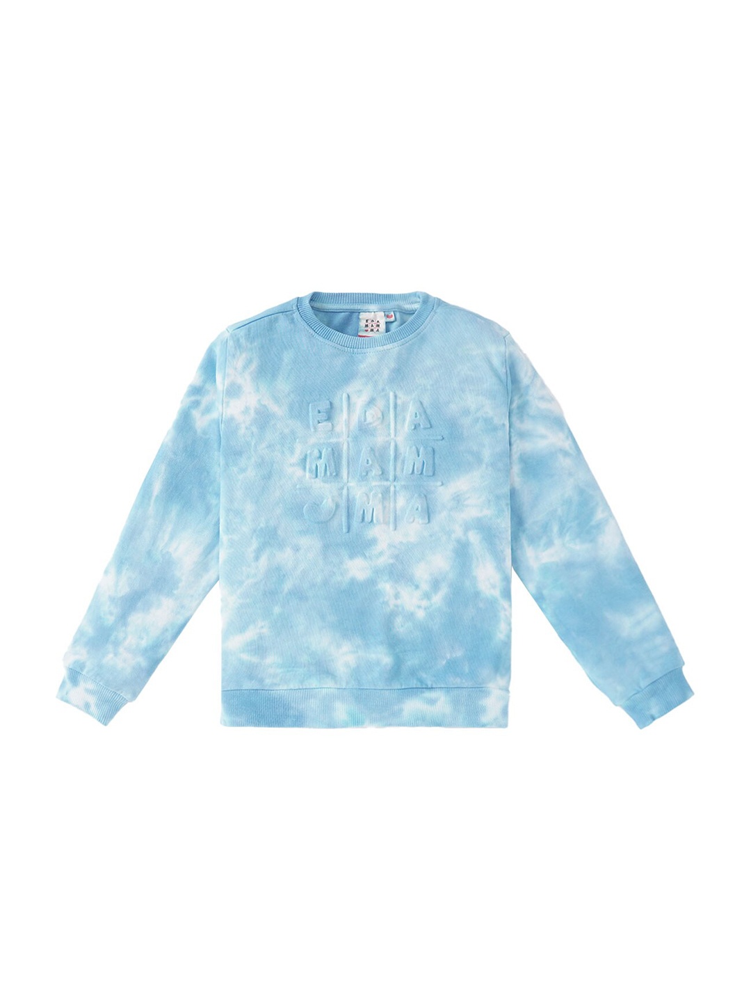 

Ed-a-Mamma Unisex Kids Printed Sweatshirt, Blue