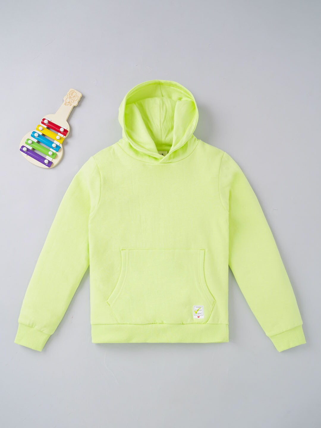 

Ed-a-Mamma Boys Hooded Sweatshirt, Green