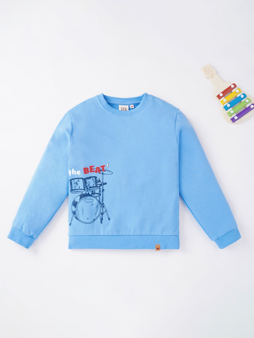 

Ed-a-Mamma Boys Printed Sweatshirt, Blue