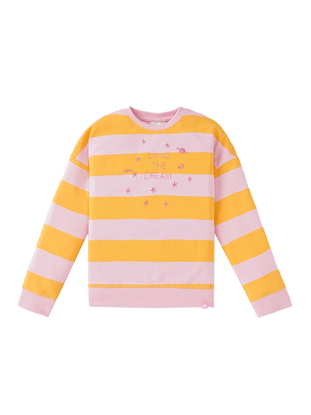 

Ed-a-Mamma Girls Striped Sweatshirt, Pink
