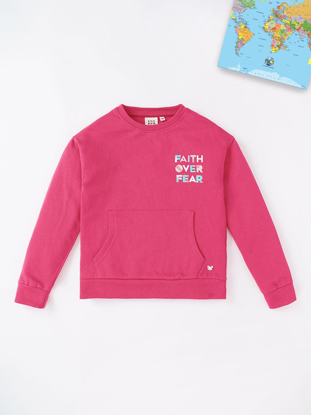 

Ed-a-Mamma Girls Printed Sweatshirt, Pink