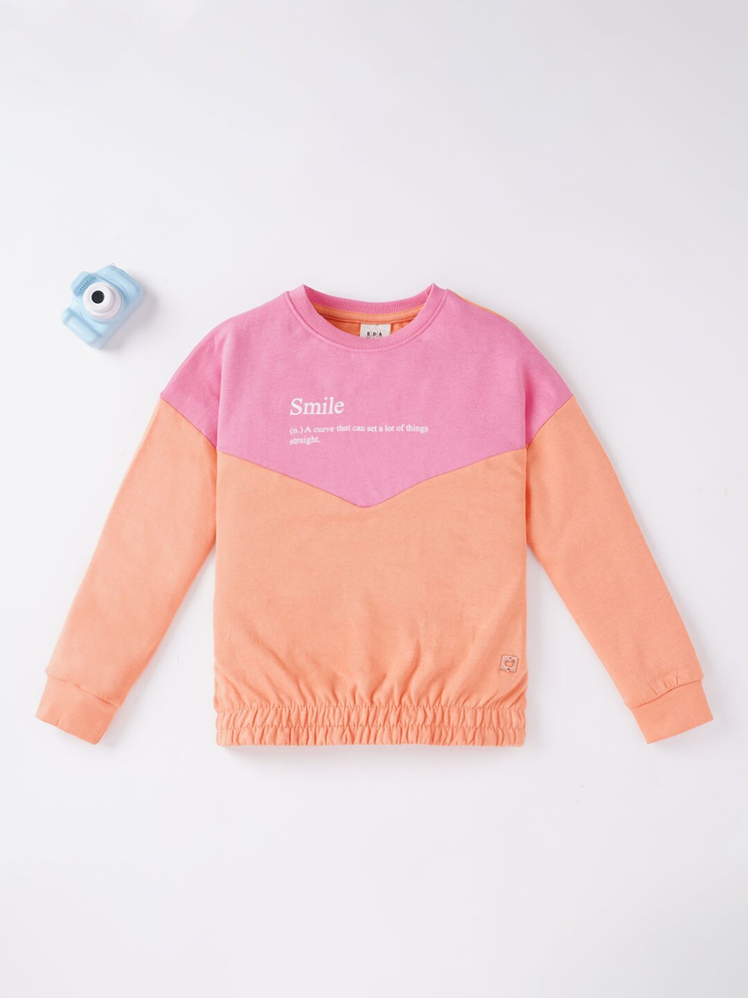 

Ed-a-Mamma Girls Colourblocked Sweatshirt, Orange