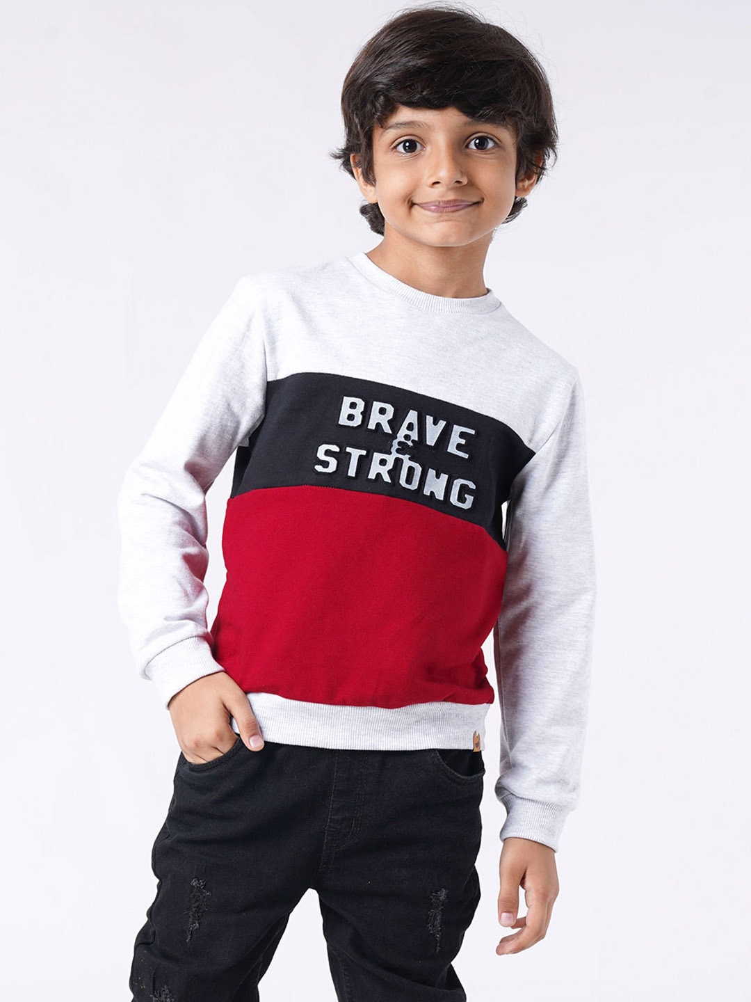 

Ed-a-Mamma Boys Printed Sweatshirt, Multi