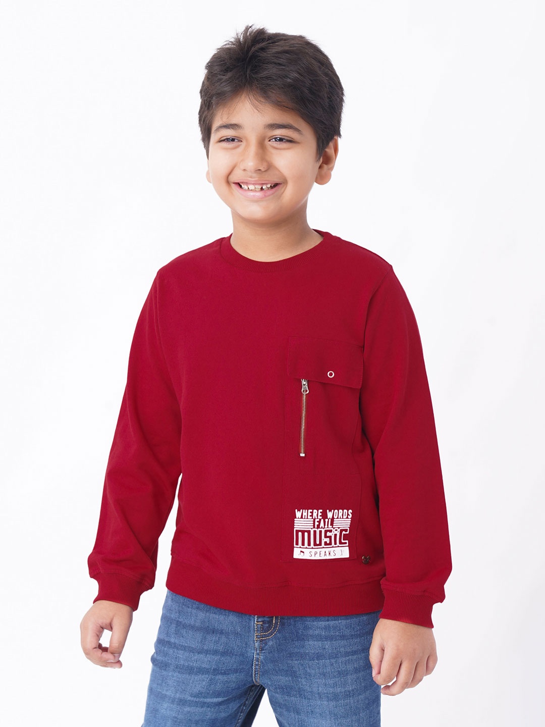 

Ed-a-Mamma Boys Sweatshirt, Red