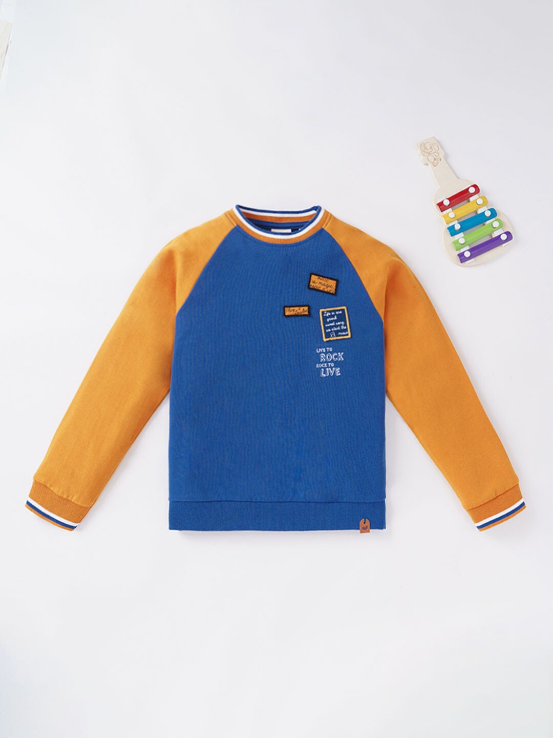 

Ed-a-Mamma Boys Blue Sweatshirt