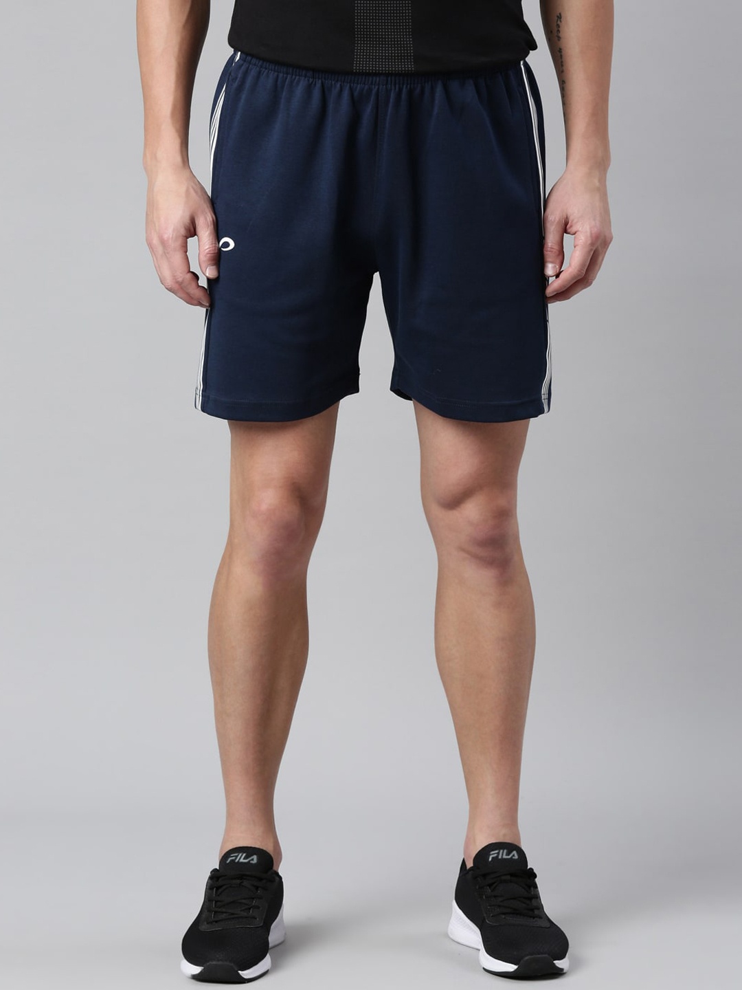 

Proline Active Men Training or Gym Cotton Sports Shorts, Blue