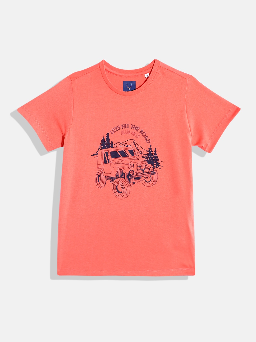 

Allen Solly Junior Boys Graphic Printed T-shirt, Pink